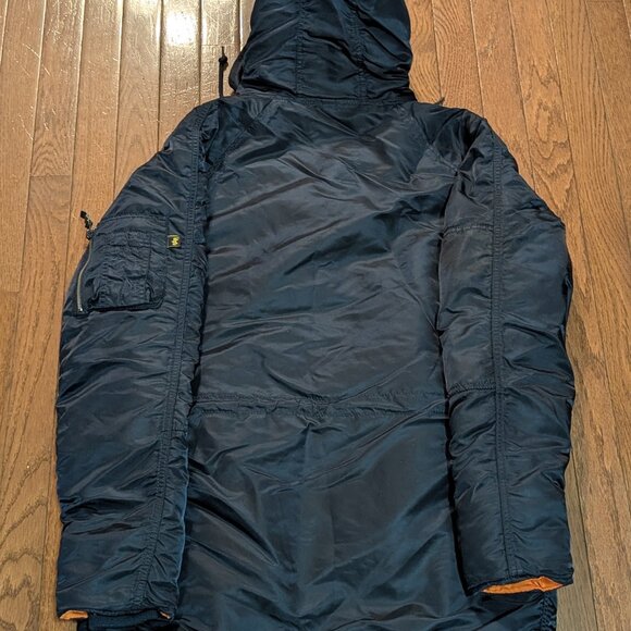 Alpha Industries N3B Winter Navy Parka - Size S - Picture 7 of 7